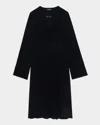 Zadig & Voltaire Rinas Lace-up Midi Dress