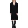 Zadig & Voltaire Rinas Plunge Neck Long Sleeve Dress In Black