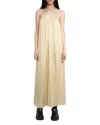 Zadig & Voltaire Womens Blond V-neck Sleeveless Satin Maxi Dress In Yellow