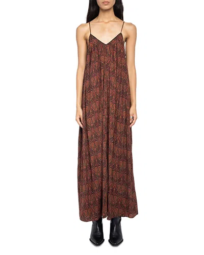 ZADIG & VOLTAIRE RISTYM SOFT PAISLEY DRESS