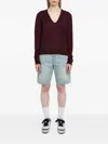 Zadig & Voltaire Rivy V-neck Long-sleeve Sweater In Black