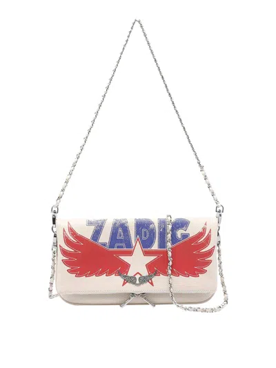 Zadig & Voltaire Rock America Crossbody Bag In White