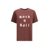 Zadig & Voltaire Rock & Roll Rhinestone T-shirt In Burgundy