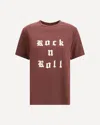 Zadig & Voltaire Rock & Roll Rhinestone T-shirt In Burgundy