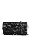 Zadig & Voltaire Rock Clutch Bag In Black