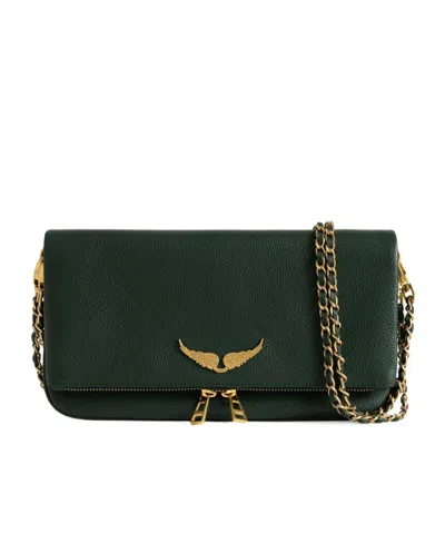 Zadig & Voltaire Rock Clutch In Black
