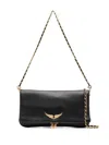 Zadig & Voltaire Zadig And Voltaire Rock Grained Leather In Black