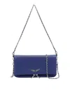 Zadig & Voltaire Rock Crossbody Bag Chain Strap In Blue