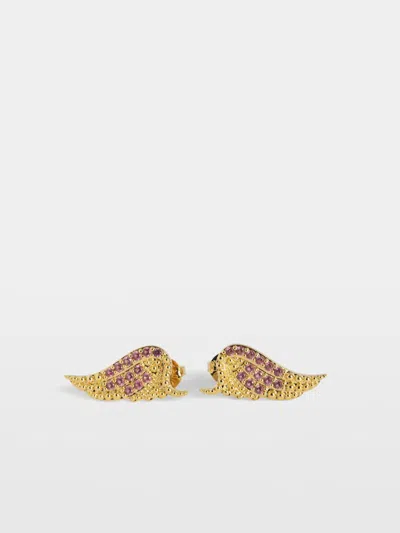 Zadig & Voltaire Rock Earrings In Gold