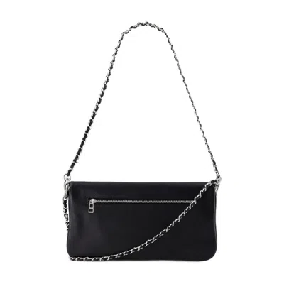 Zadig & Voltaire Rock Graffiti Crossbody Bag In Black