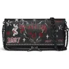 Zadig & Voltaire Rock Grained Leather Punk Crossbody Bag In Black