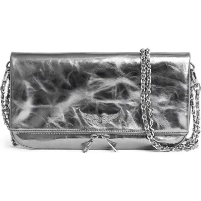 ZADIG & VOLTAIRE ZADIG & VOLTAIRE ROCK II METALLIC CLUTCH