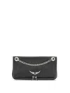 Zadig & Voltaire Rock Ii Shoulder Bag In Black