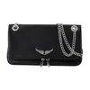 Zadig & Voltaire Rock Ii Wallet On Chain In Black