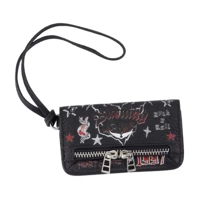 ZADIG & VOLTAIRE ZADIG&VOLTAIRE ROCK KEYRING WALLET ON CHAIN