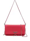 Zadig & Voltaire Rock Leather Cross Body Bag In Pink