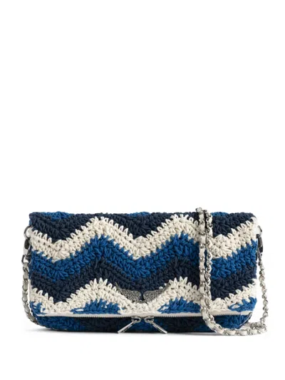 Zadig & Voltaire Rock Macramé Cross Body Bag In Pattern