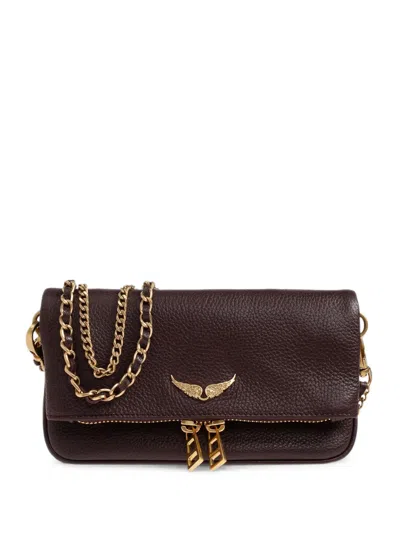 Zadig & Voltaire Rock Mini Clutch In Red
