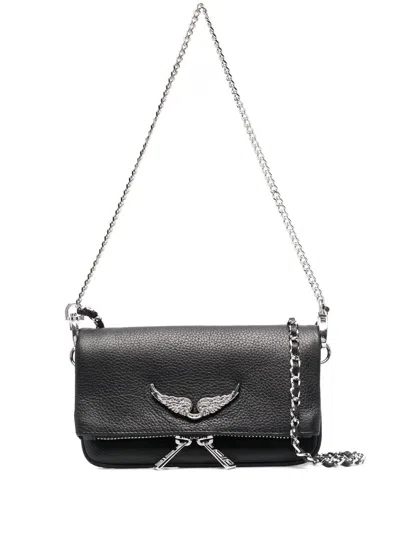 Zadig & Voltaire Rock Nano Clutch Bag In 黑色