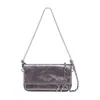 Zadig & Voltaire Zadig&voltaire Rock Vintage Crossbody In Silver