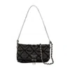 Zadig & Voltaire Rock Denim Monogram Crossbody Bag In Black