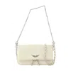 Zadig & Voltaire Zadig&voltaire Rock Nano Wallet On Chain In Neutral