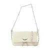 Zadig & Voltaire Zadig&voltaire Rock Nano Wallet On Chain In Neutral