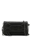 Zadig & Voltaire Rock Mat Scale Clutch Bag In Black