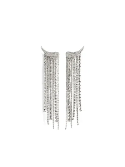 Zadig & Voltaire Rock-node Earrings In Silver
