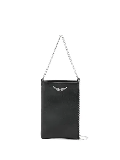 Zadig & Voltaire Rock Phone Mini Bag In Black
