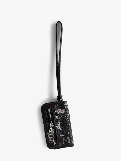 Zadig & Voltaire Rock Punk Keychain In Black