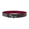 Zadig & Voltaire Wings Printed Belt