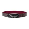 Zadig & Voltaire Zadig&voltaire Rock Reversible Belt In Black