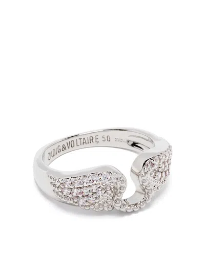 Zadig & Voltaire Rock Ring In Metallic