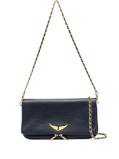 Zadig & Voltaire Rock Shoulder Bag In Black