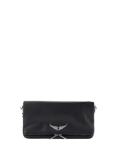 Zadig & Voltaire Rock Shoulder Bag In Black