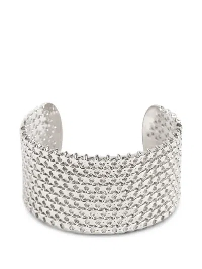 Zadig & Voltaire Rock Star Maxi Bangle In Gray