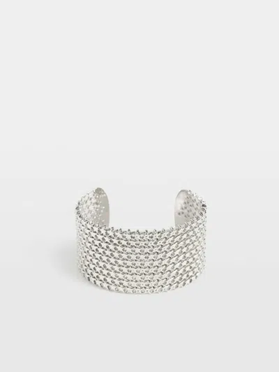 Zadig & Voltaire Rock Star Maxi Bangle In Metallic