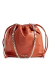 Zadig & Voltaire Rock Today Drawstring Bag In Orange