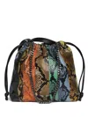 Zadig & Voltaire Rock Today Python-print Bucket Bag
