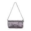 Zadig & Voltaire Zadig&voltaire Rock Vintage Crossbody In Silver