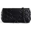 Zadig & Voltaire Rock X-large Scaled Crossbody Bag In Black