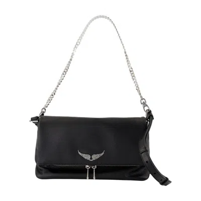 Zadig & Voltaire Zadig&voltaire Rocky Ii Crossbody In Black