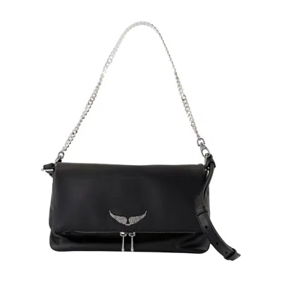 Zadig & Voltaire Rocky Ii Crossbody In Black
