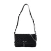 Zadig & Voltaire Rock Ii Quilted Chain Crossbody Bag In Black