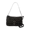 Zadig & Voltaire Rocky Ii Shoulder Bag - Cotton - Dark Grey In Black