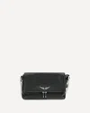 Zadig & Voltaire Rocky Ii Shoulder Bag In Black