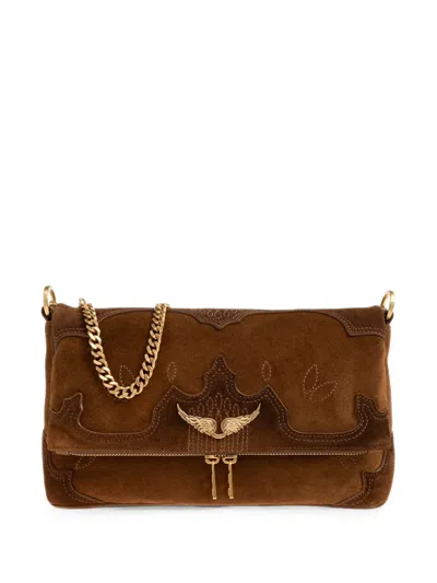 Zadig & Voltaire Rocky Ii Western Used Bag In Purple