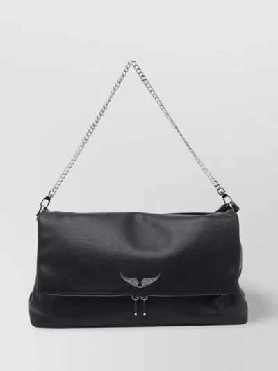 Zadig & Voltaire Rocky Leather Shoulder Bag