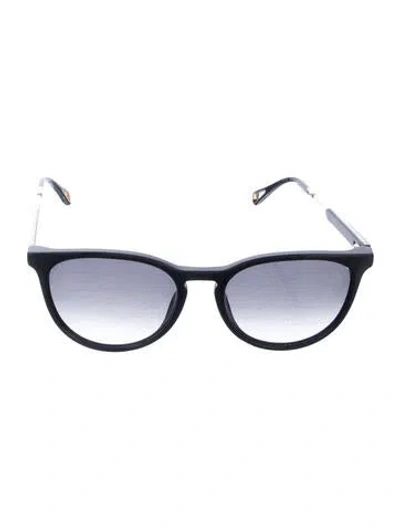 Pre-owned Zadig & Voltaire Round Gradient Sunglasses In Black